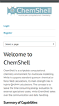 Mobile Screenshot of chemshell.org