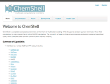 Tablet Screenshot of chemshell.org